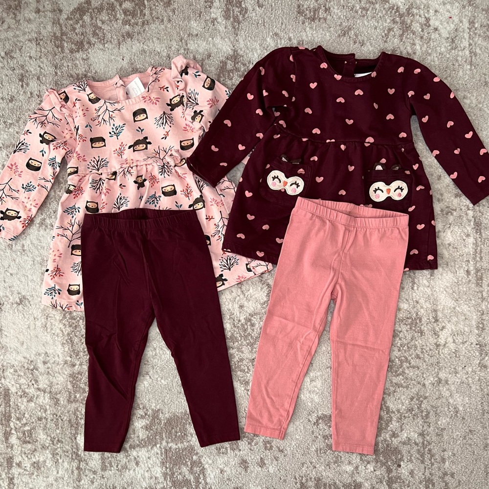 Koala Kids girls toddler 4 piece set